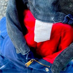 Vintage carhartt blue jumpsuit work wear